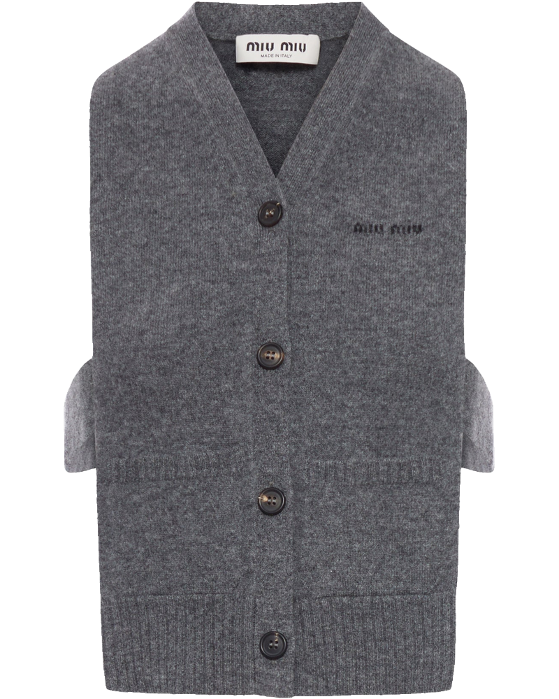 Оригінальна Cashmere Cardigan Vest Miu miu