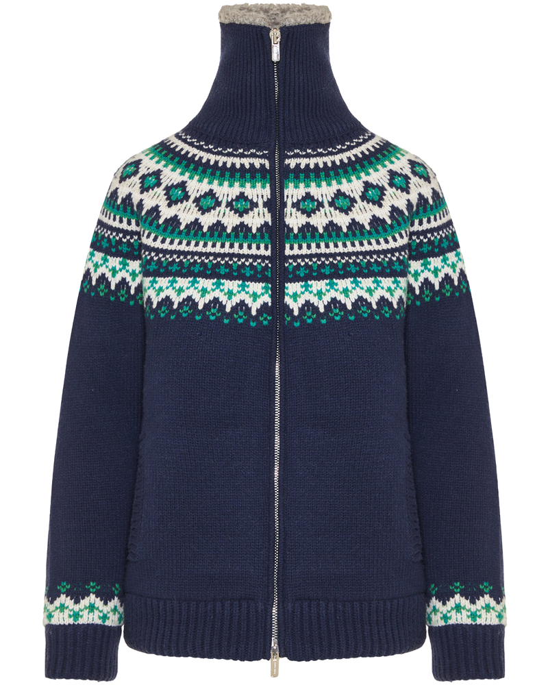 Wool And Fleece Cardigan With Zipper Miu miu – Гарантія оригінальності