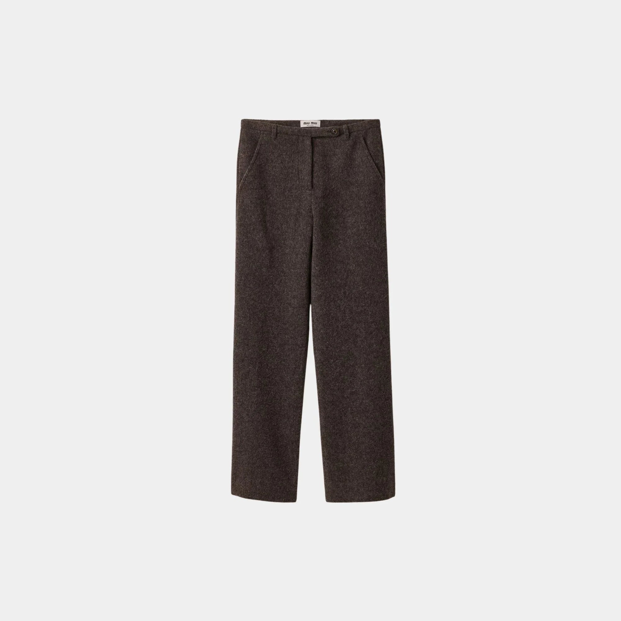 Light Shetland Wool Pants Miu miu оригінал – Купити в Україні – боковий вид
