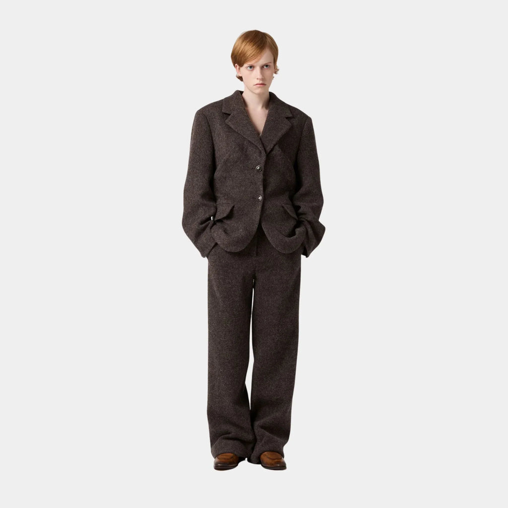 Light Shetland Wool Pants Miu miu оригінал – Купити в Україні – вид ззаду