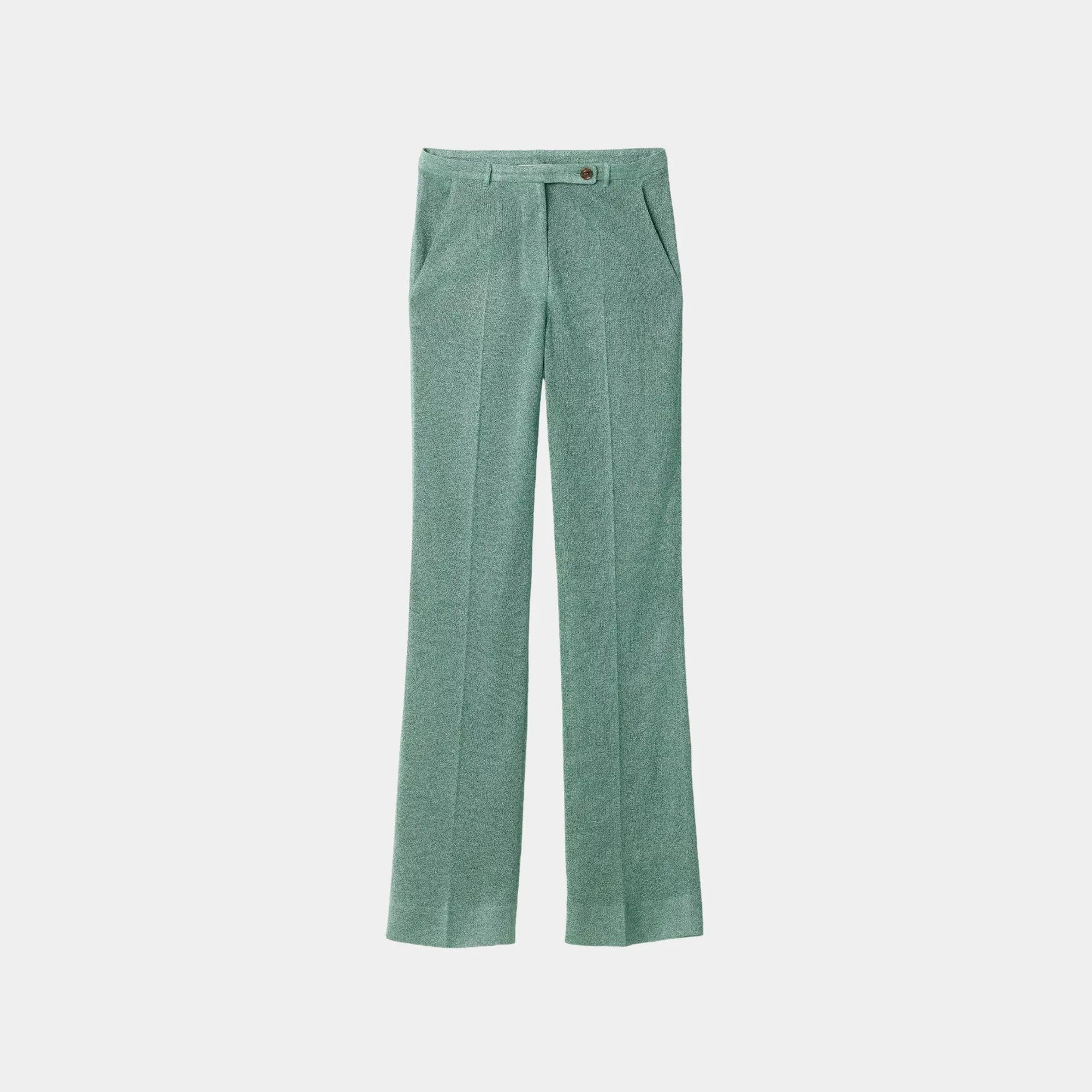 Оригінальна Lurex Straight Fit Pants Miu miu – детальний вид