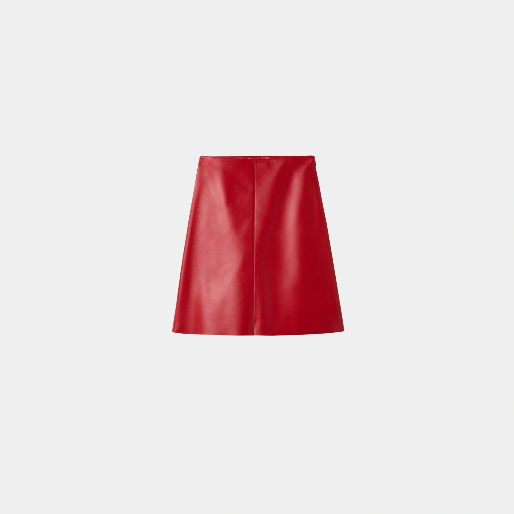 Nappa Leather Skirt Miu miu – Гарантія оригінальності – боковий вид