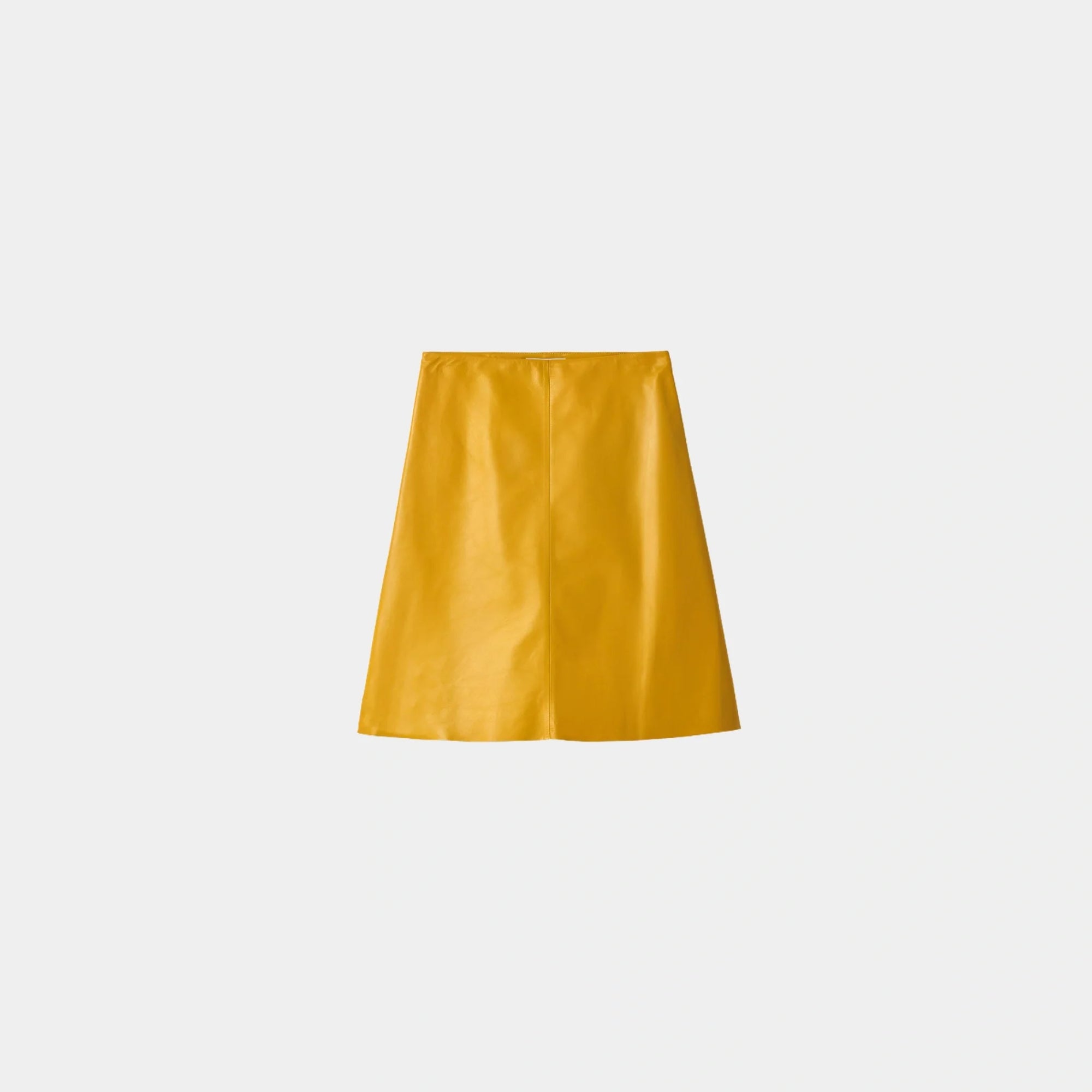 Nappa Leather Skirt Miu miu – Гарантія оригінальності – вид ззаду