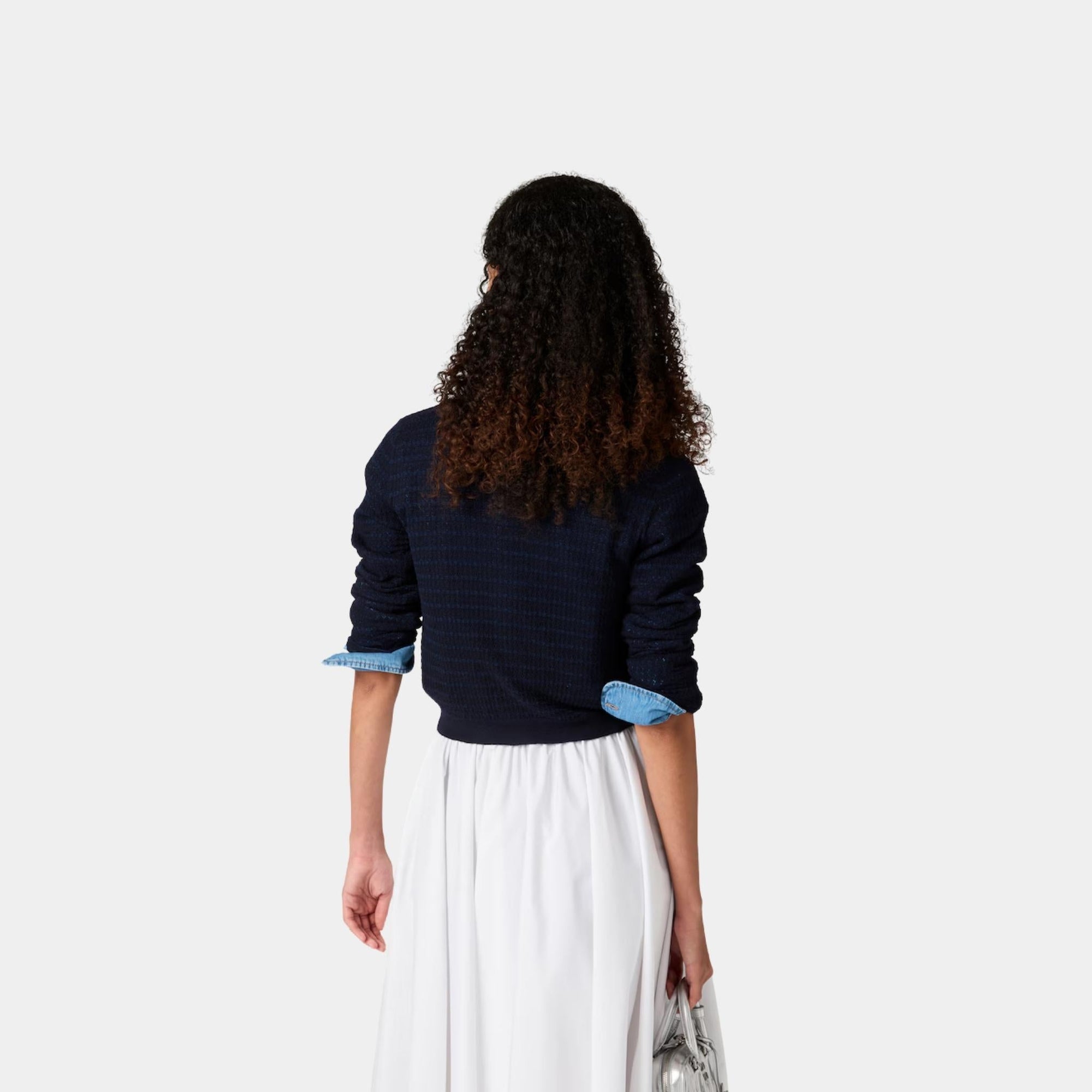 Openwork Cashmere Cardigan Miu miu – Гарантія оригінальності – вид ззаду