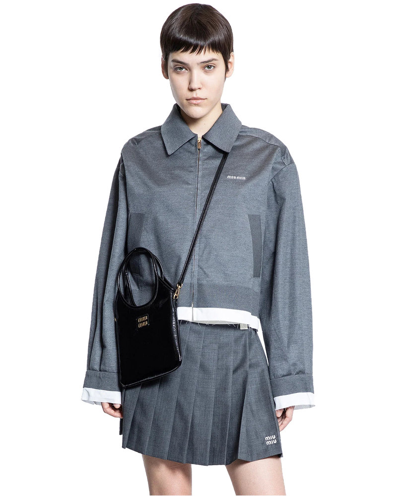 Stretch Silk Knit Blouson Miu miu оригінал – Купити в Україні