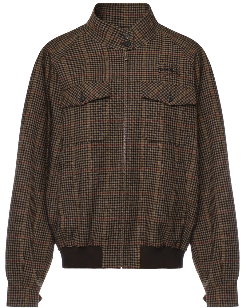 Оригінальна Blouson In Pied De Poule Check Miu miu