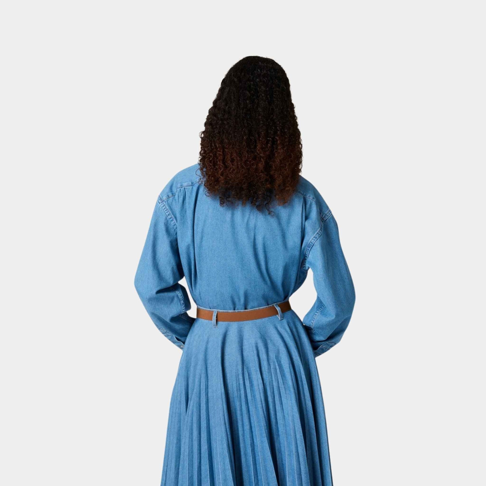 Oversized Denim Shirt Miu miu – Гарантія оригінальності – вид ззаду