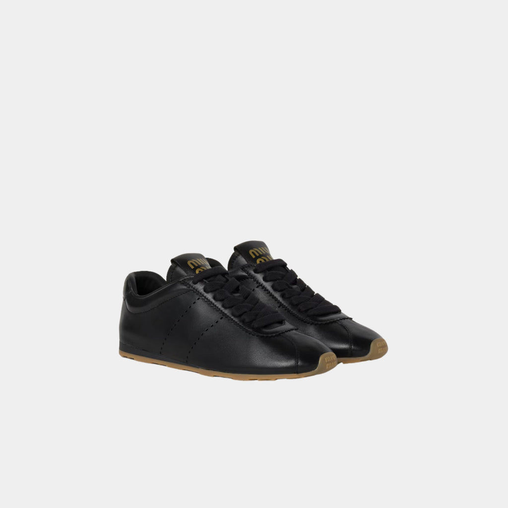 Plume Nappa Leather Sneakers Miu miu – Гарантія оригінальності – збільшений вид