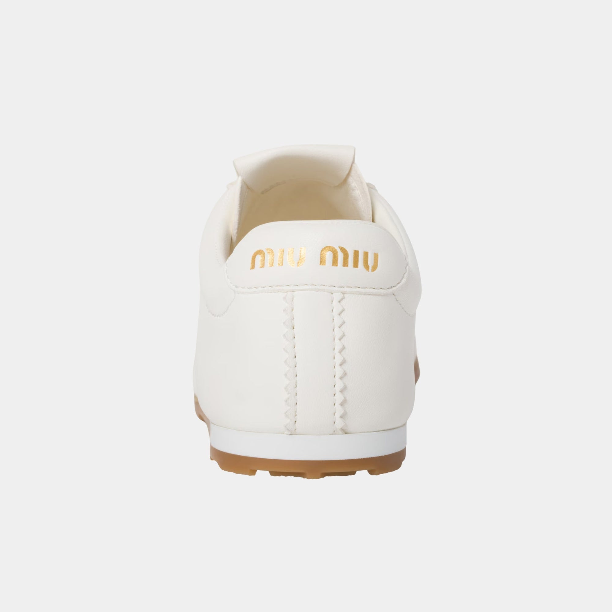 Plume Nappa Leather Sneakers Miu miu – Гарантія оригінальності – детальний вид