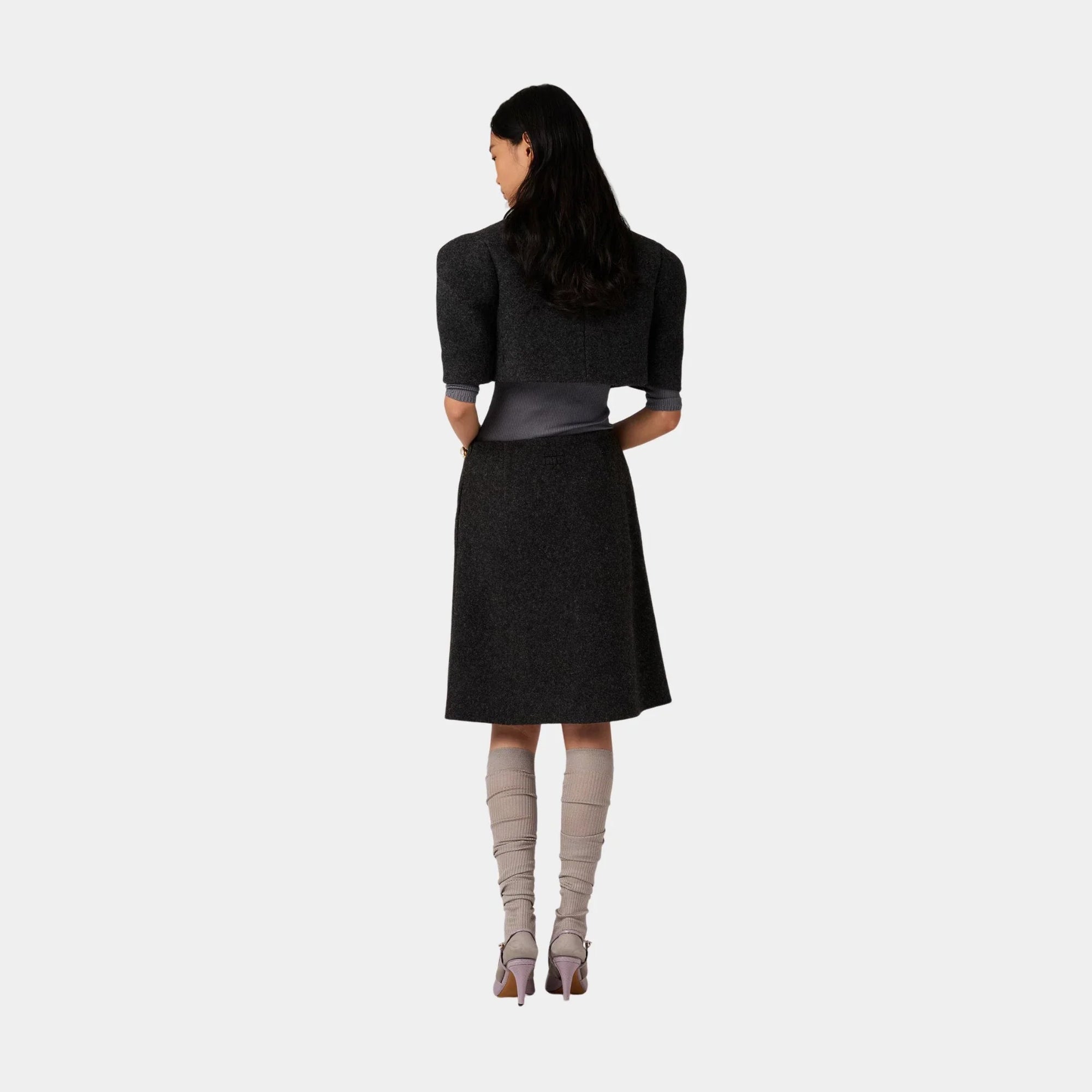 Shetland Wool Skirt Miu miu оригінал – Купити в Україні – збільшений вид