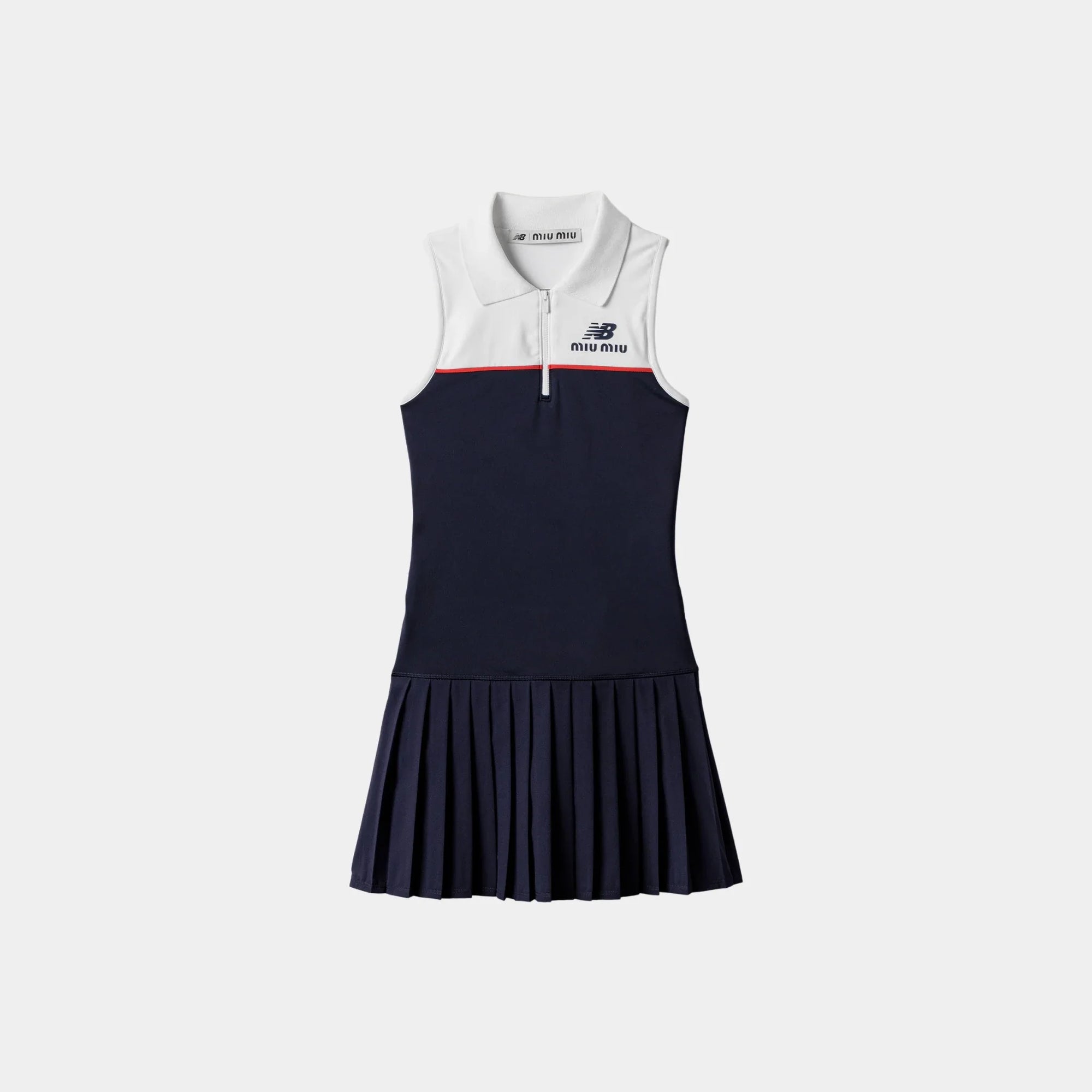 Stretch Technical Jersey Dress Miu miu – Гарантія оригінальності – боковий вид
