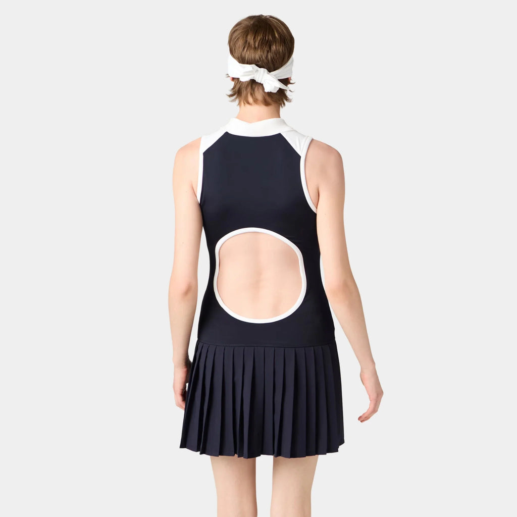Stretch Technical Jersey Dress Miu miu – Гарантія оригінальності – вид ззаду
