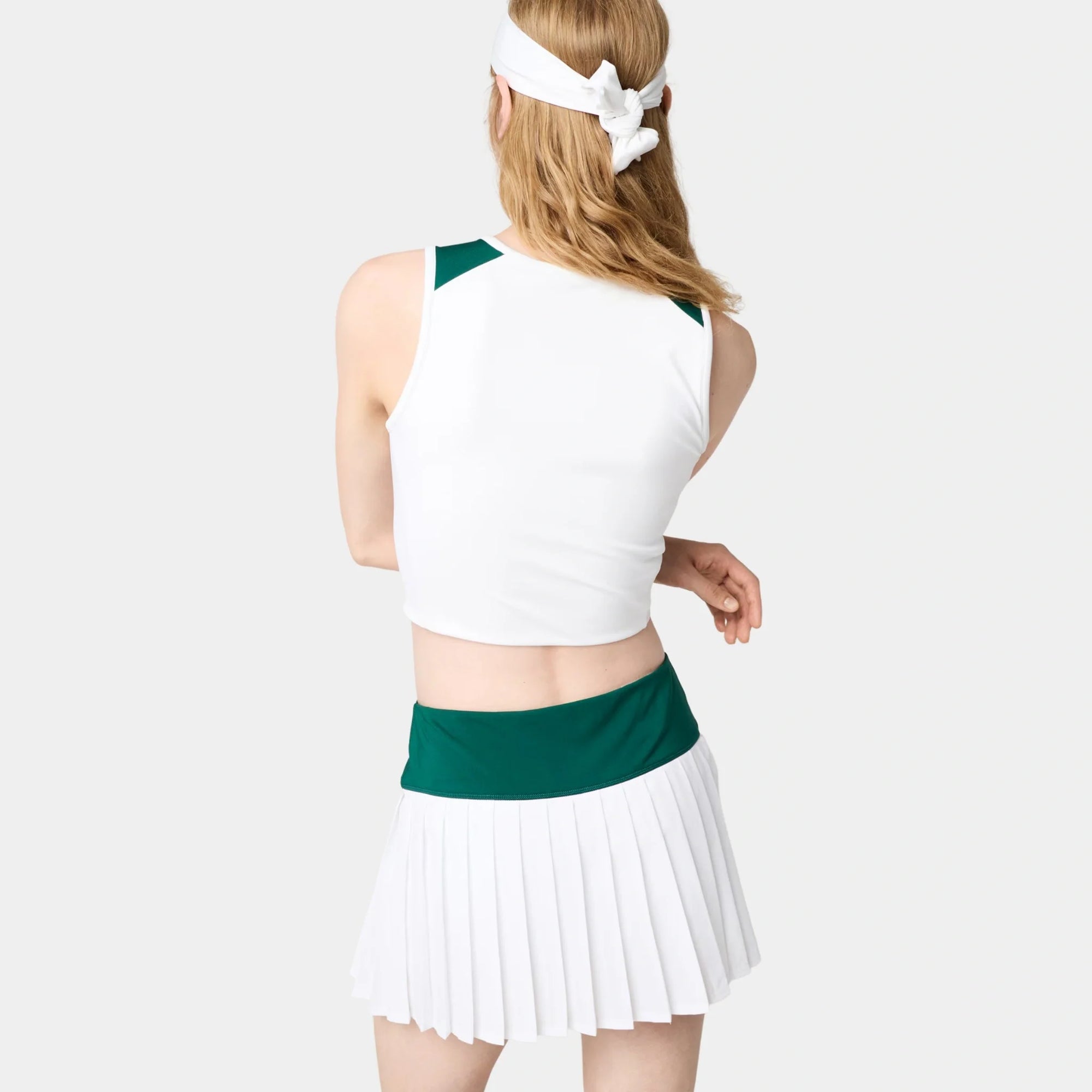 Stretch Technical Jersey Sleeveless Top Miu miu – Гарантія оригінальності – вид ззаду