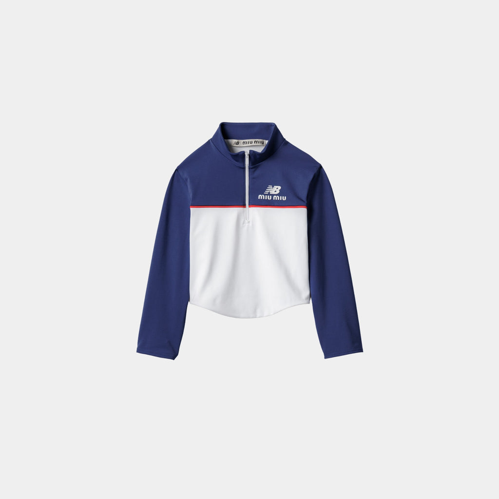 Stretch Technical Jersey Top Miu miu – Гарантія оригінальності – боковий вид