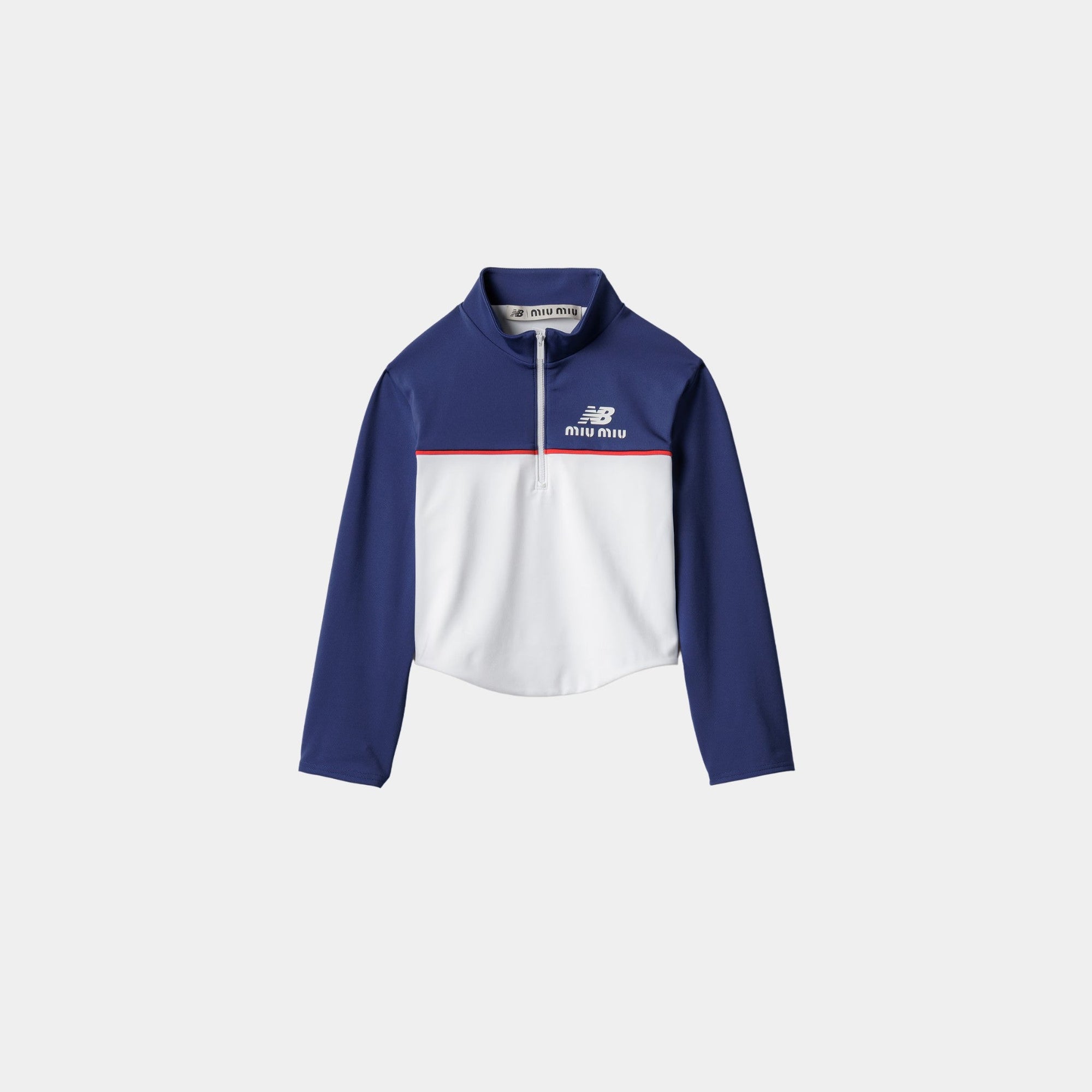 Stretch Technical Jersey Top Miu miu – Гарантія оригінальності – боковий вид