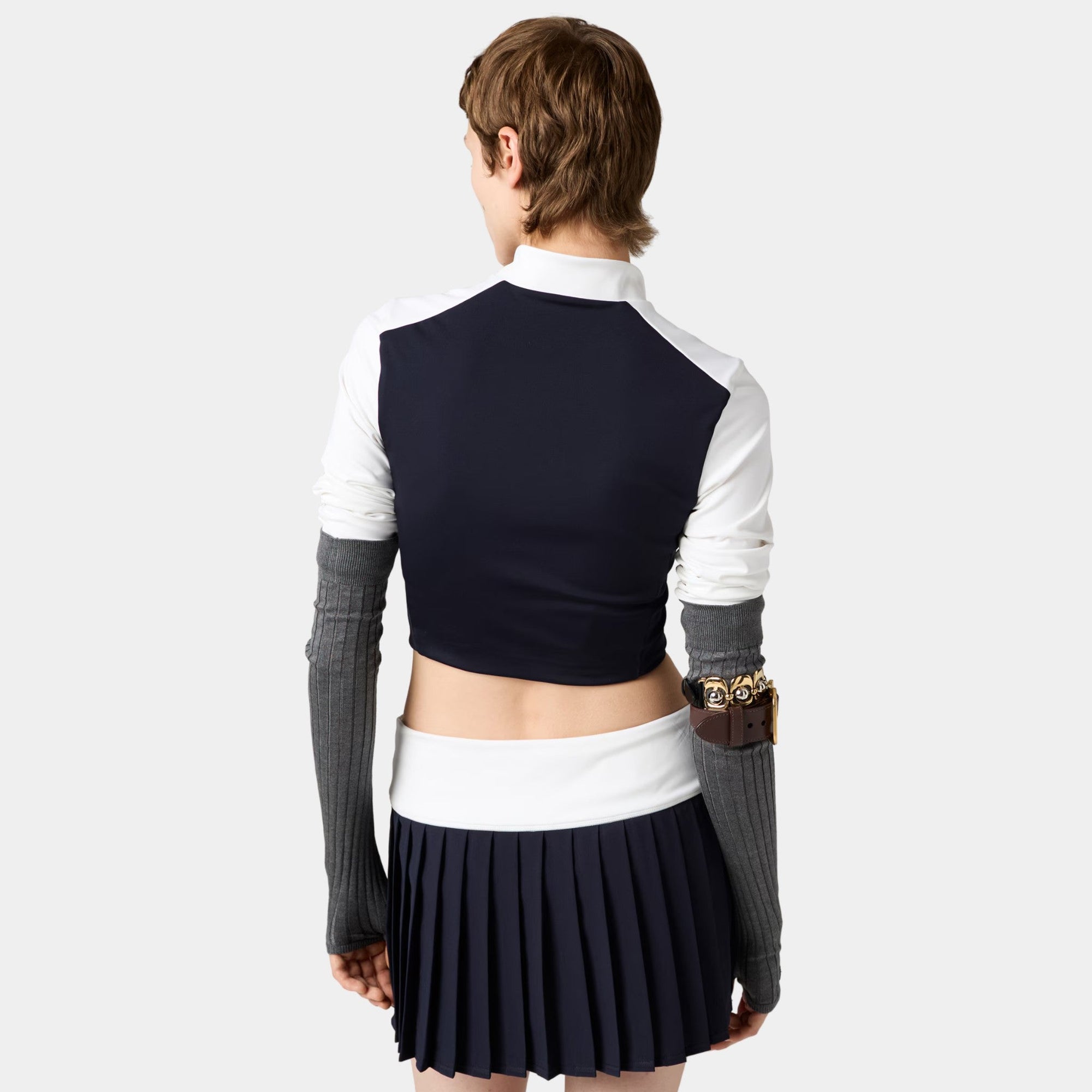 Stretch Technical Jersey Top Miu miu – Гарантія оригінальності – збільшений вид