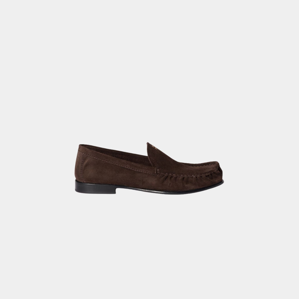 Suede Loafers Miu miu – Гарантія оригінальності – вид ззаду