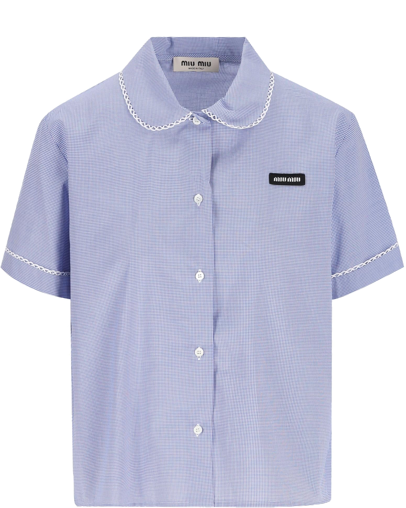 Vichy Shirt Miu miu – Гарантія оригінальності