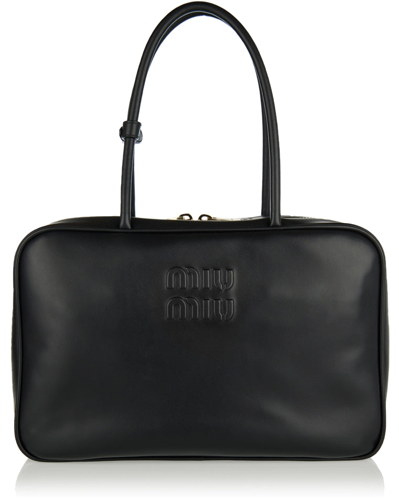 Оригінальна Beau Large Leather Bag Miu miu