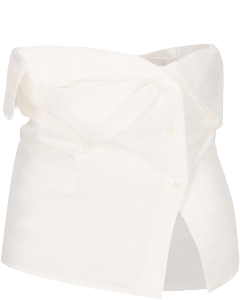 Оригінальна Cotton Poplin Top Miu miu