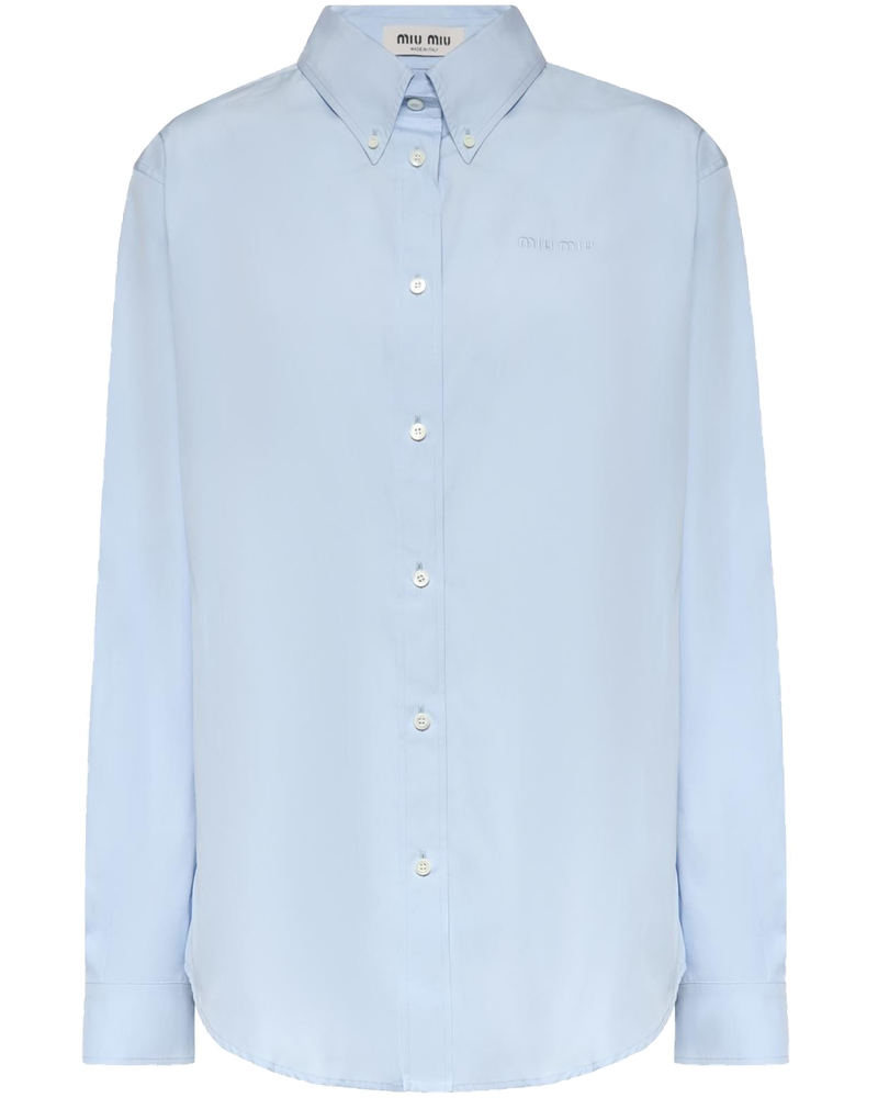 Camicia In Popeline Miu miu – Гарантія оригінальності