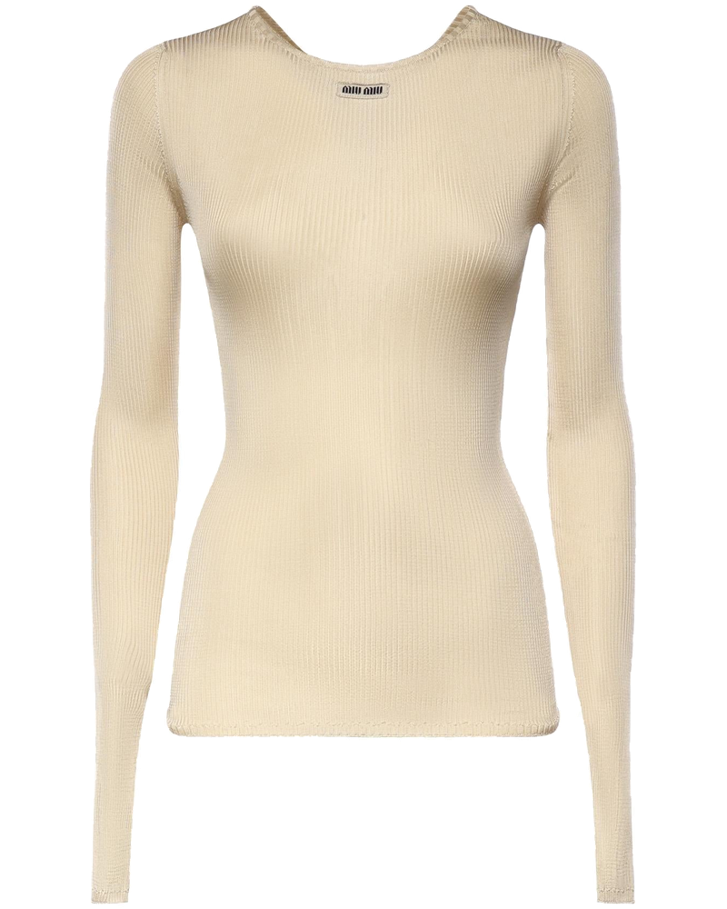 Maglia Girocollo In Seta Miu miu – Гарантія оригінальності
