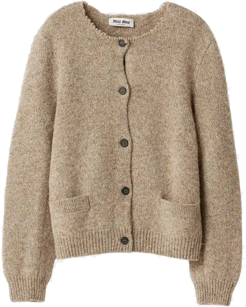 Wool Knit Cardigan Miu miu – Гарантія оригінальності
