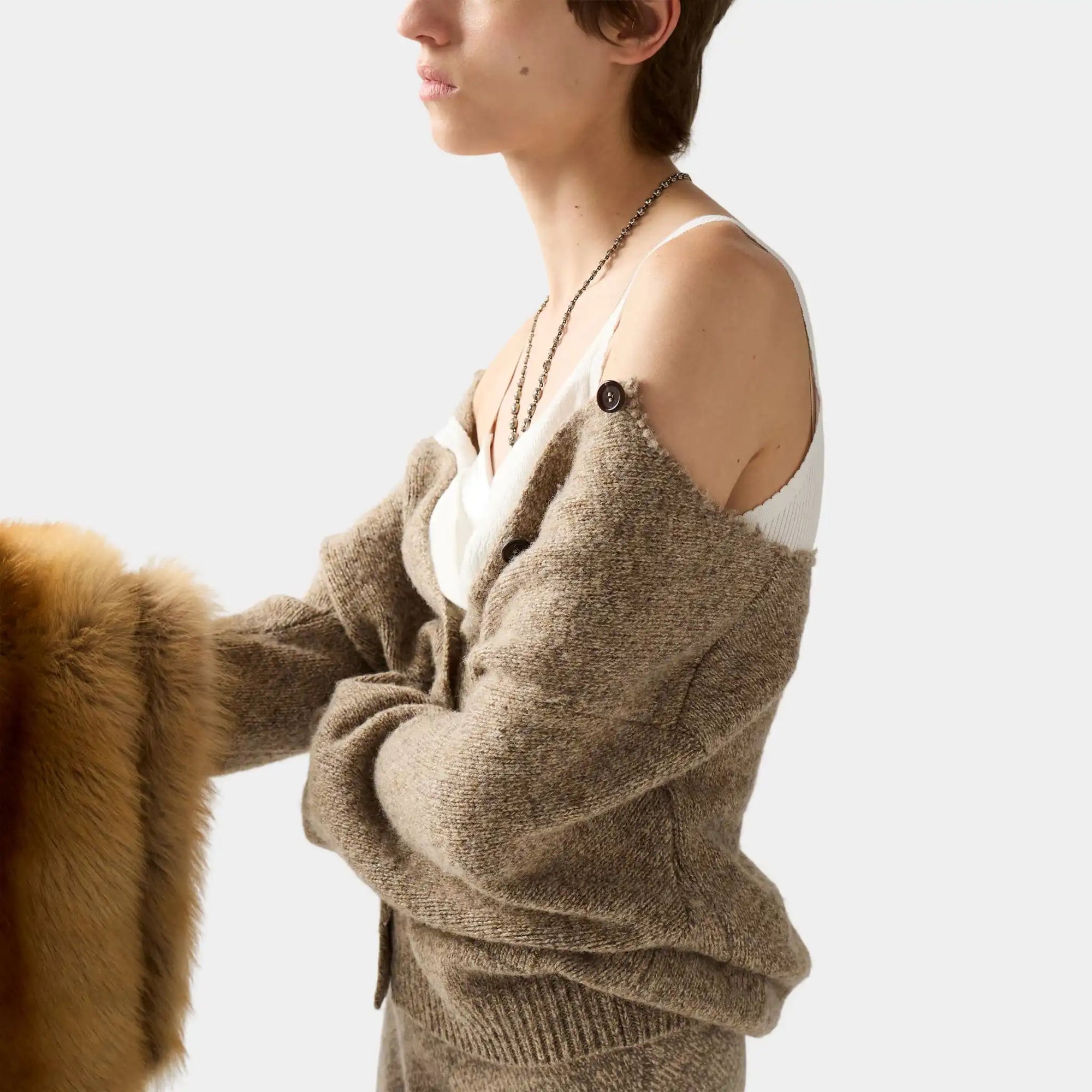 Wool Knit Cardigan Miu miu – Гарантія оригінальності – збільшений вид