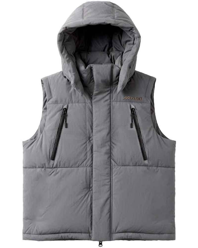 Goose Down Vest With Detachable Hood Mizuno оригінал – Купити в Україні