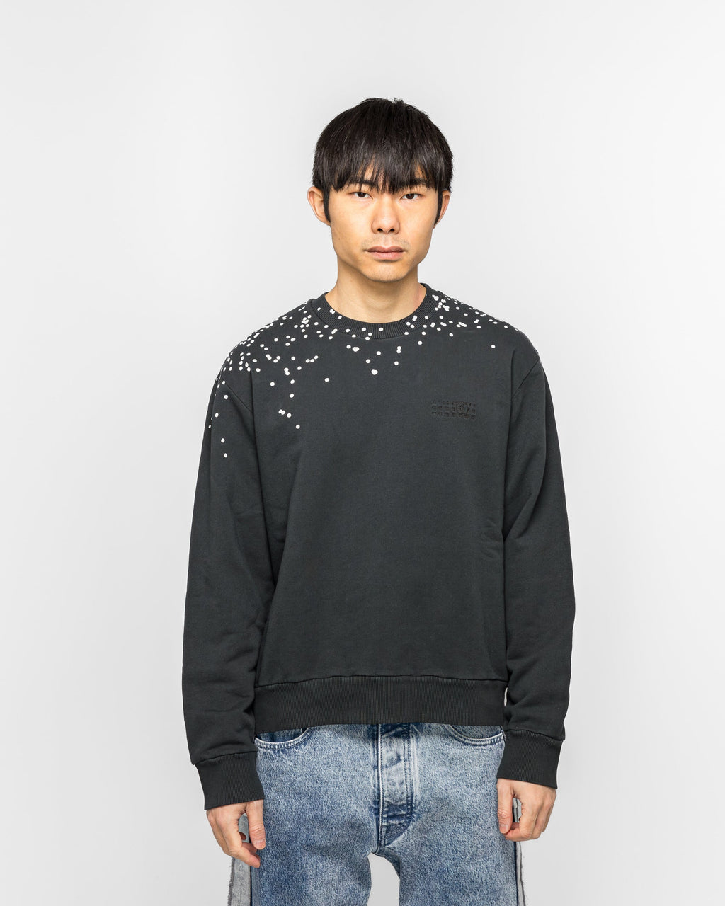 Cotton Crewneck Sweater Maison margiela – Гарантія оригінальності – вид ззаду