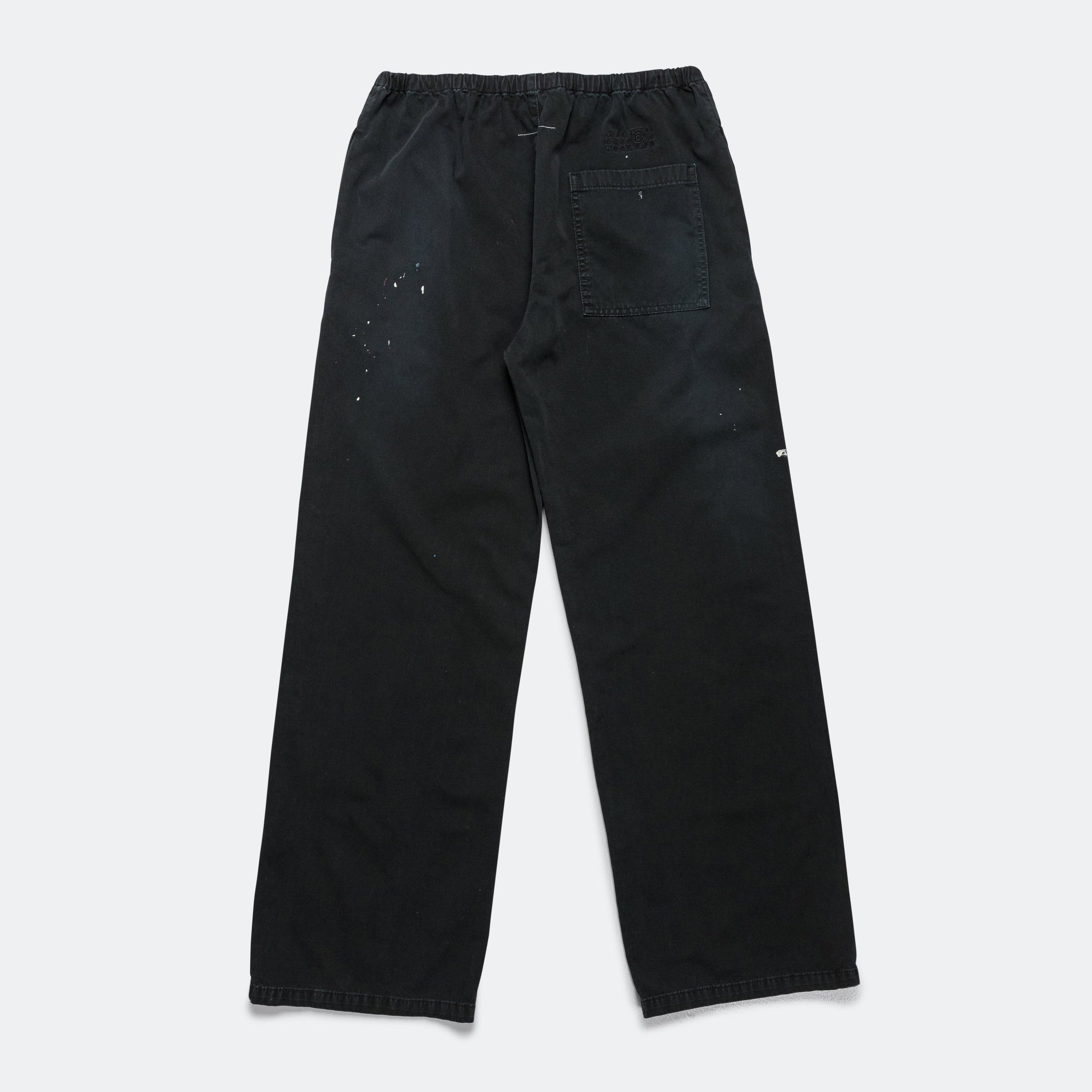 Cotton Jersey Paint Splatter Pants Maison margiela – Гарантія оригінальності – вид ззаду