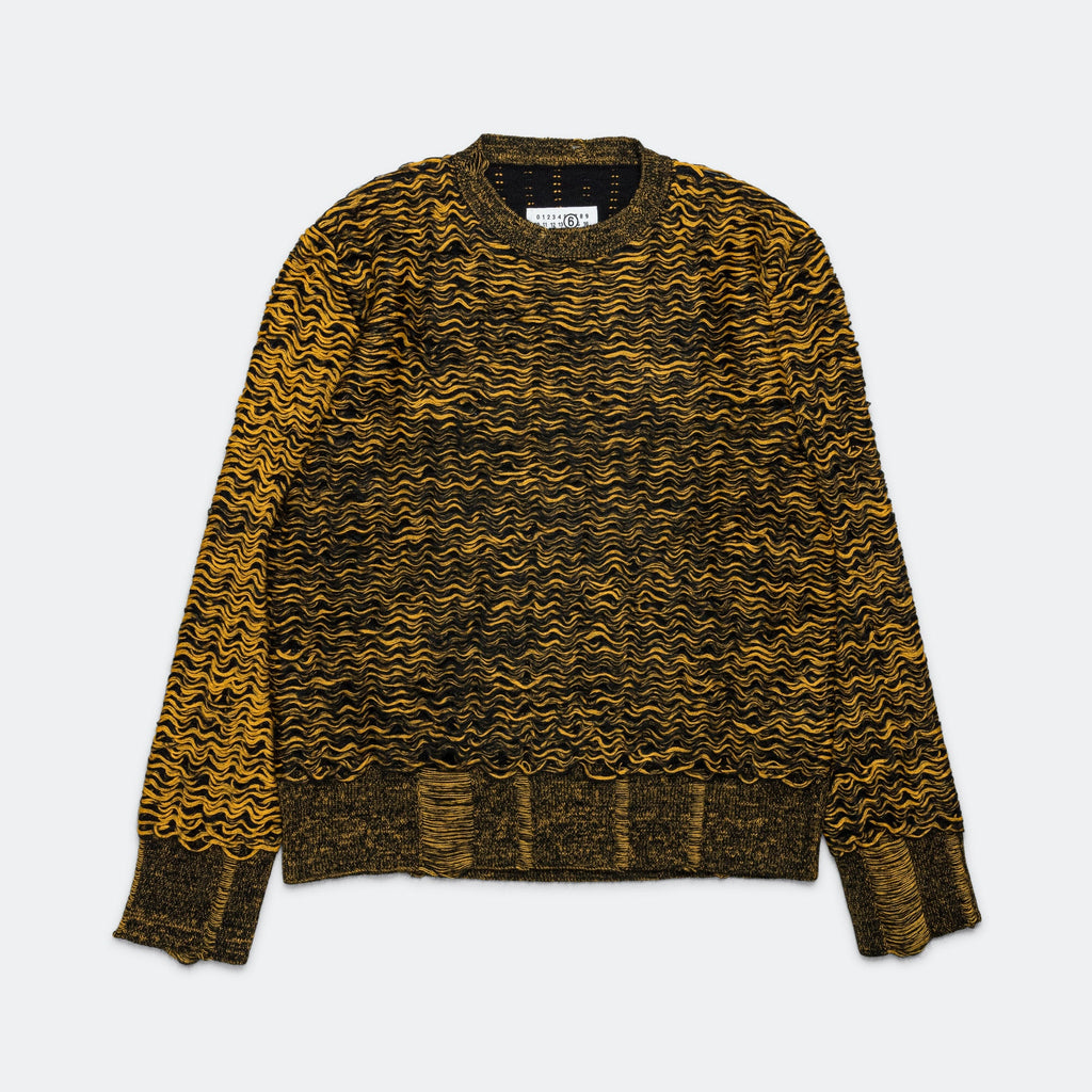 Hairy Wave Crewneck Maison margiela – Гарантія оригінальності – боковий вид