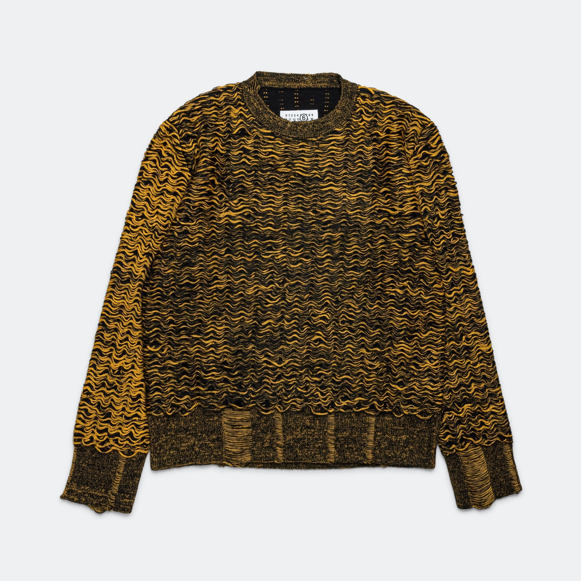 Hairy Wave Crewneck Maison margiela – Гарантія оригінальності – боковий вид