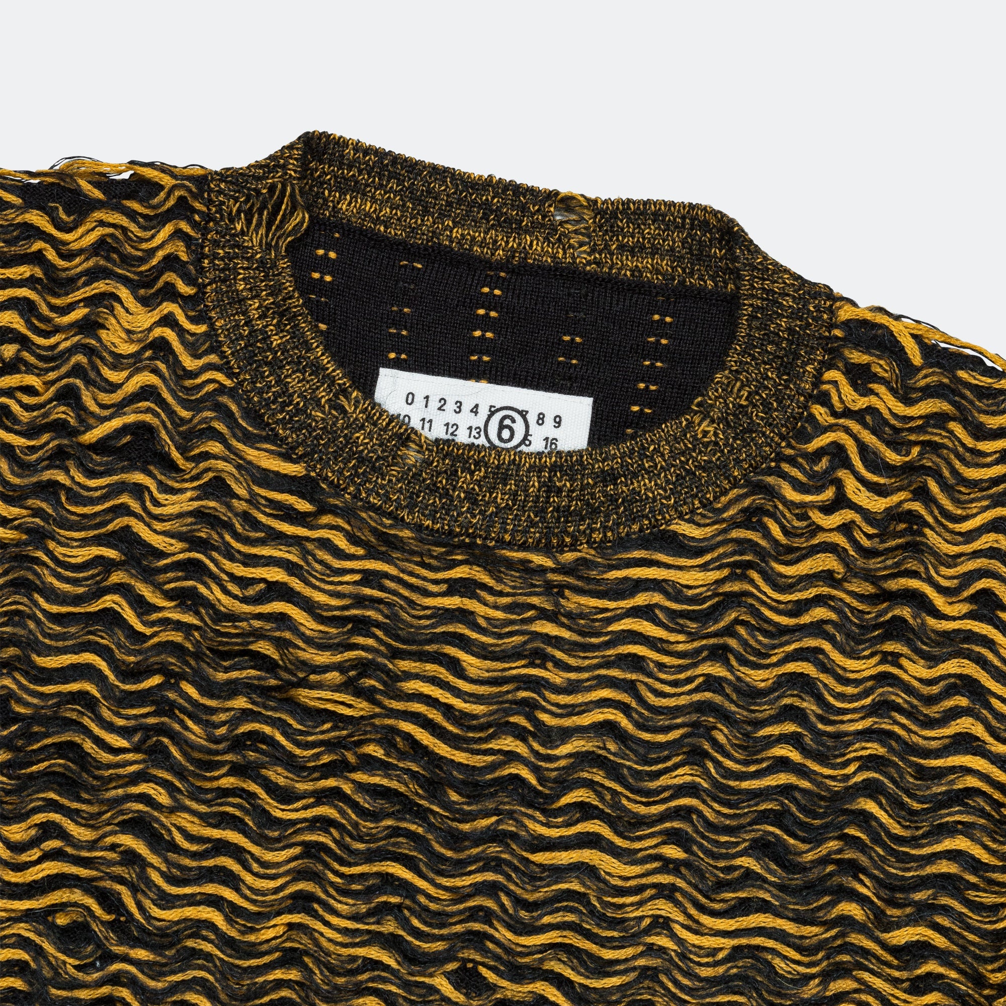 Hairy Wave Crewneck Maison margiela – Гарантія оригінальності – вид ззаду