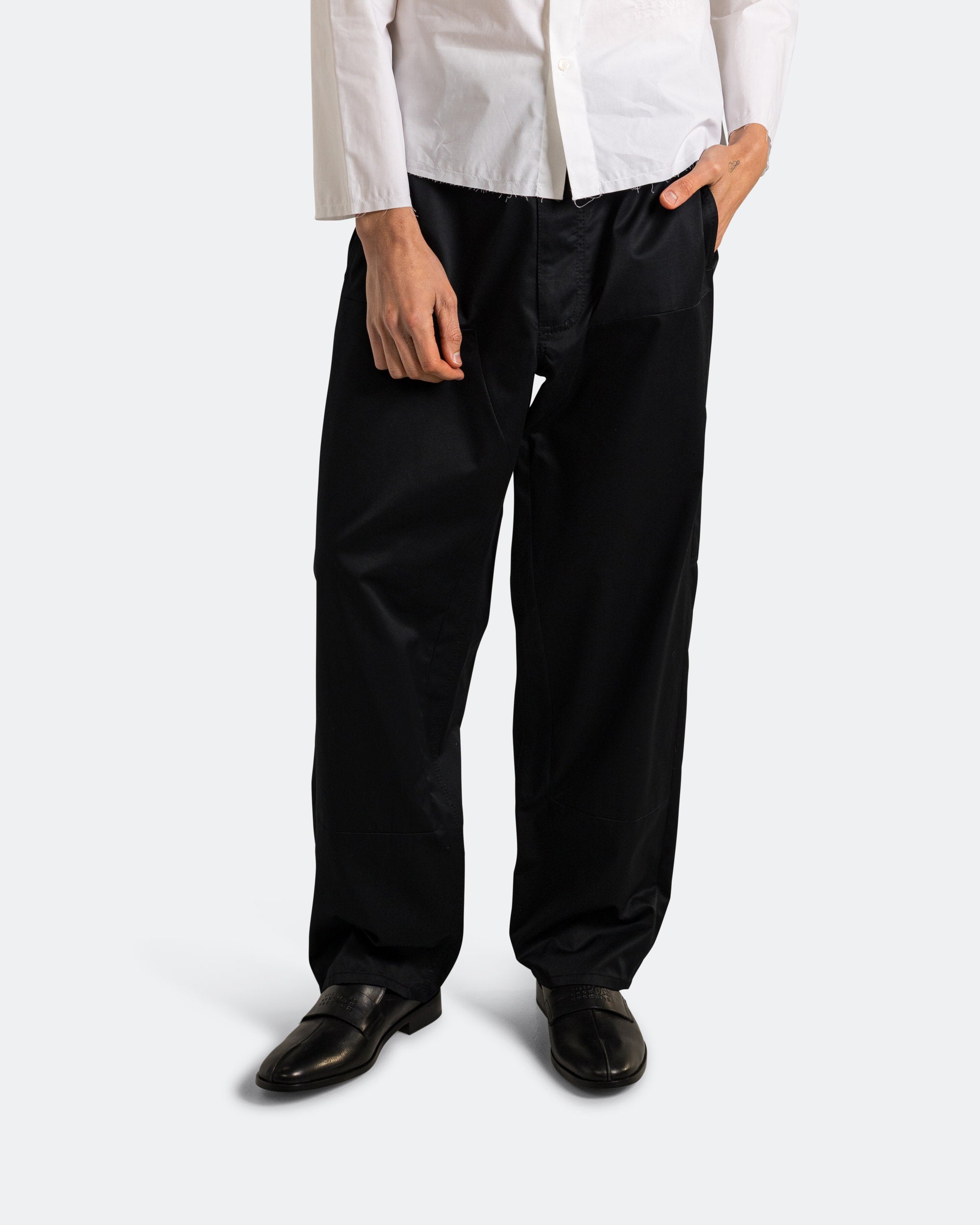 Light Cotton Twill Trousers Maison margiela – Гарантія оригінальності – вид ззаду