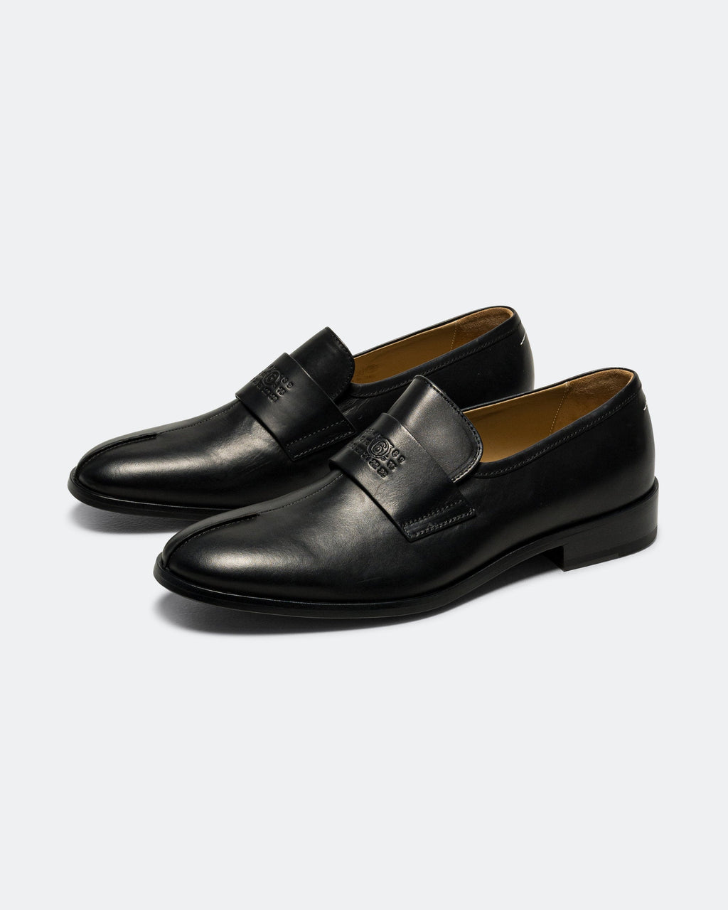 Оригінальна Shiny Leather Mocassin Maison margiela – вид ззаду
