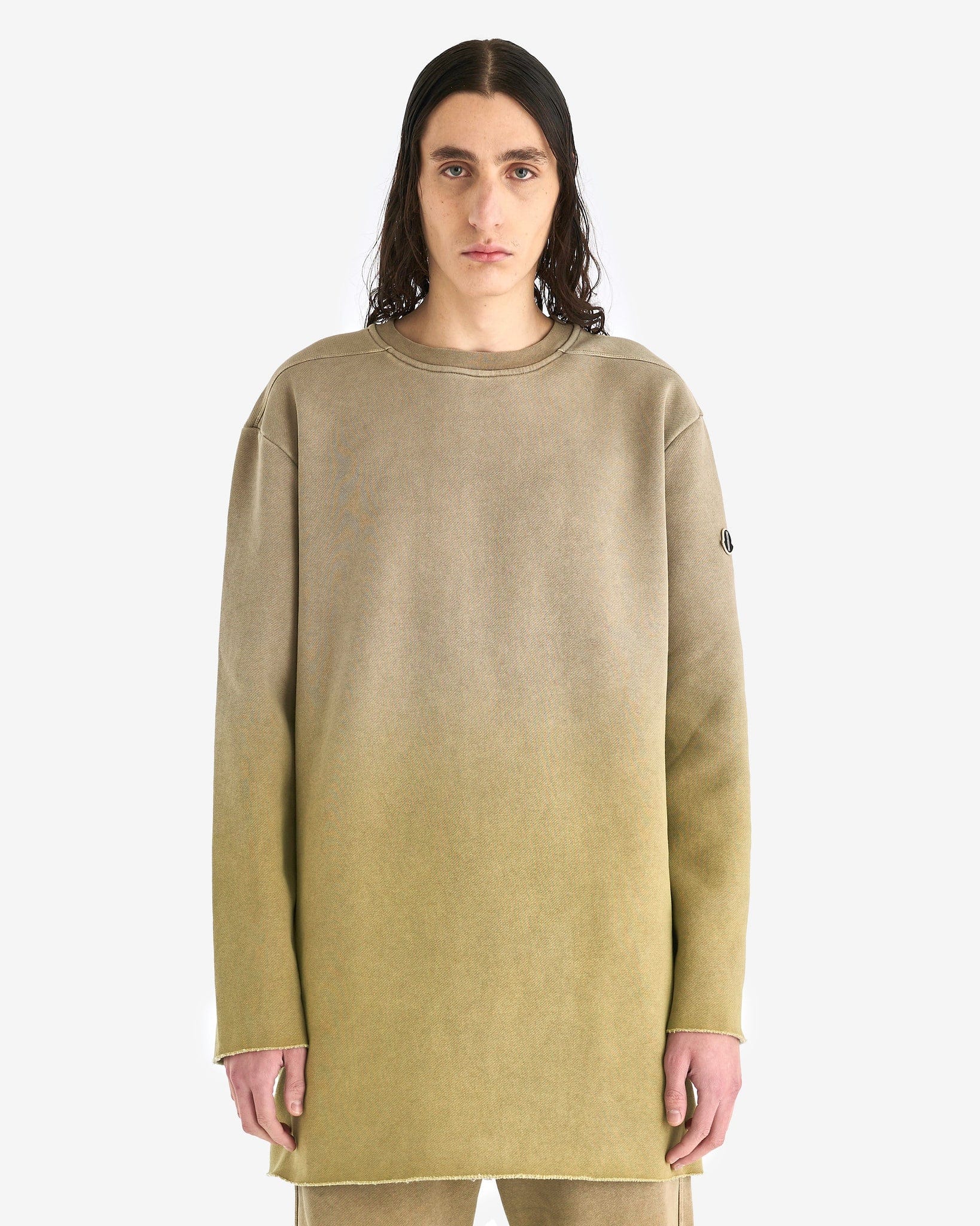 Moncler Subhuman Sweatshirt In Acid Degrade Rick owens оригінал – Купити в Україні – боковий вид