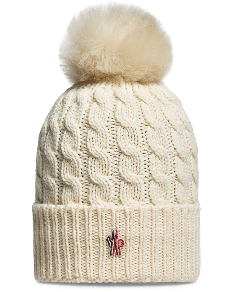 Wool Hat With Pom Pom Moncler – Гарантія оригінальності