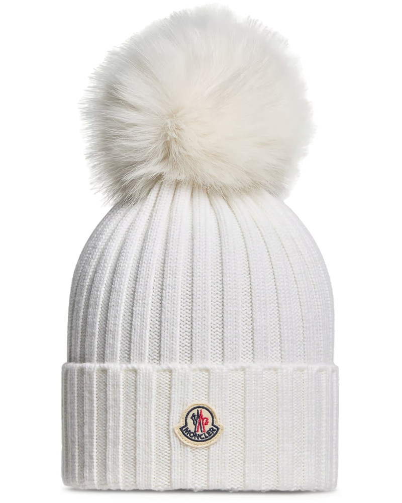 Оригінальна Wool Hat With Pompom Moncler