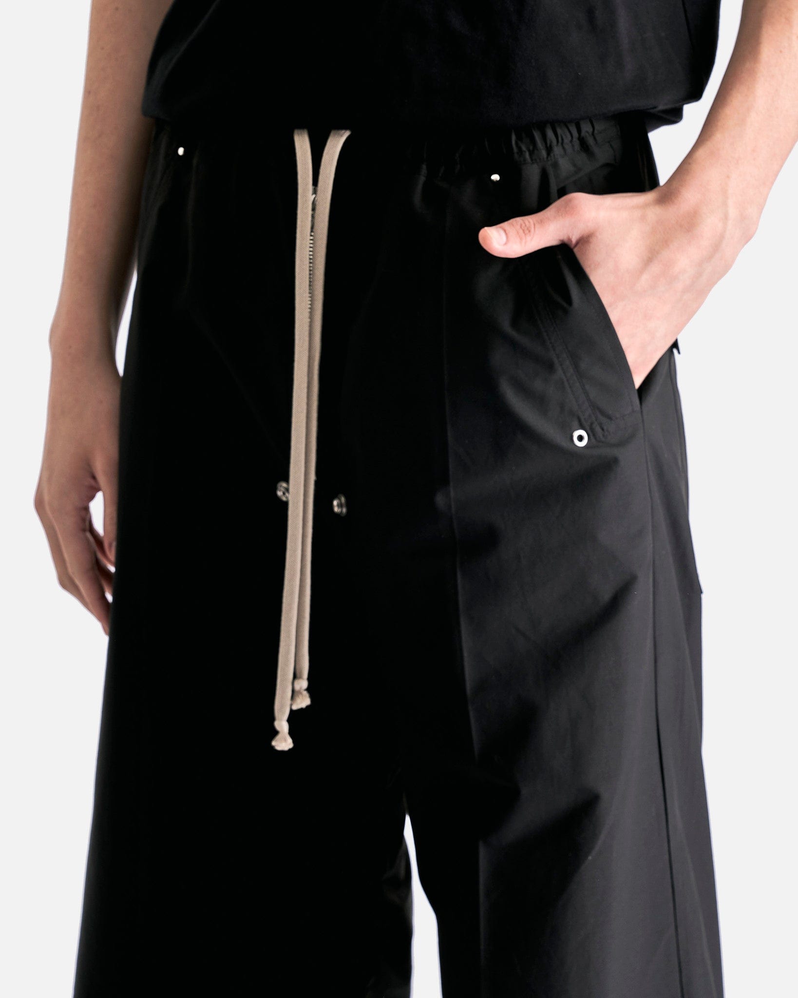 Moncler Belas Wide-Leg Trousers In Black Rick owens – Гарантія оригінальності – збільшений вид