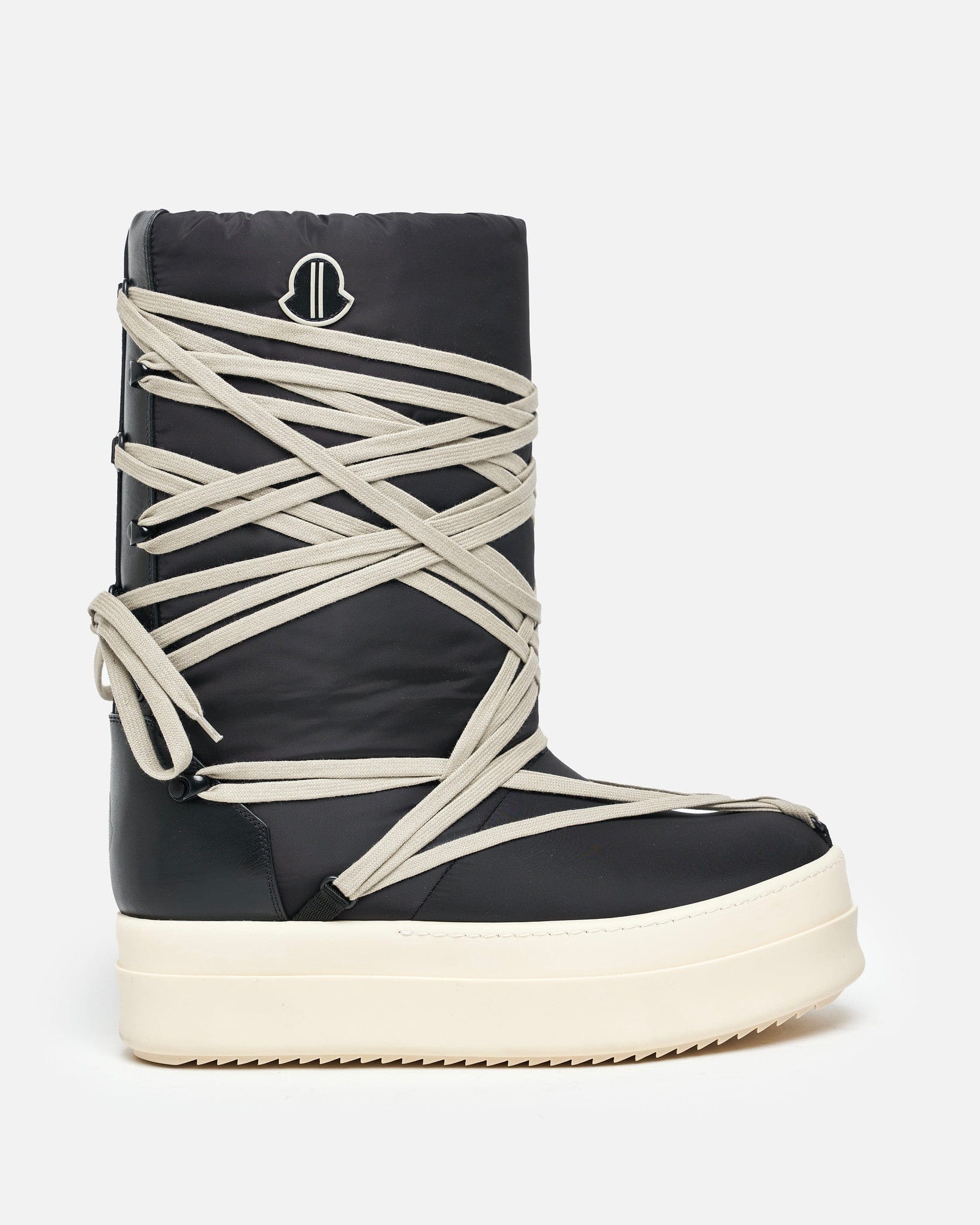 Оригінальна Moncler Bigrocks Boots In Black Rick owens – боковий вид