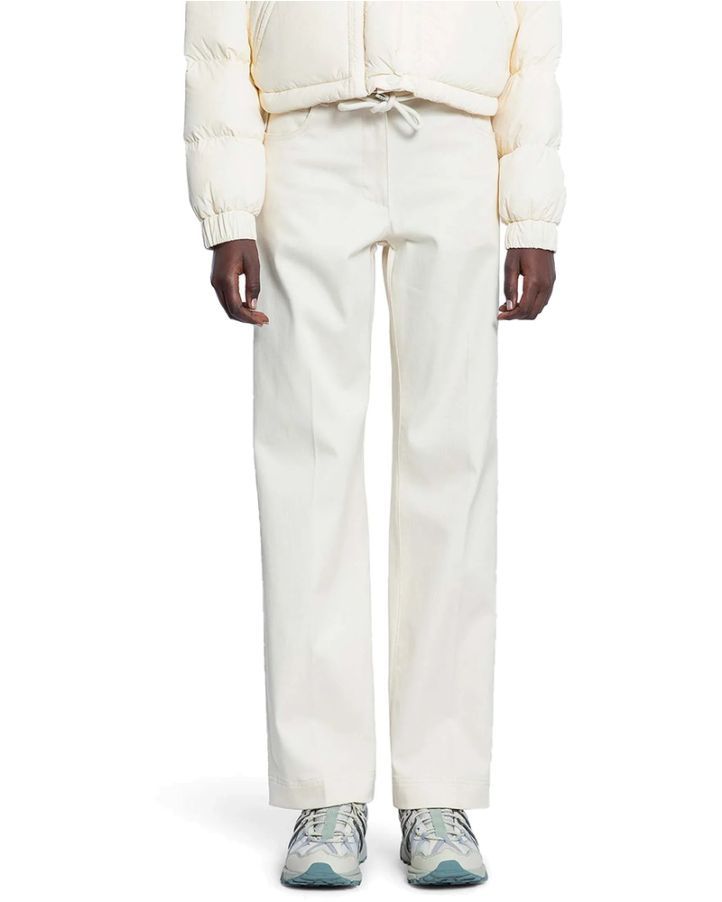 Cotton Gabardine Straight Leg Trousers Moncler – Гарантія оригінальності
