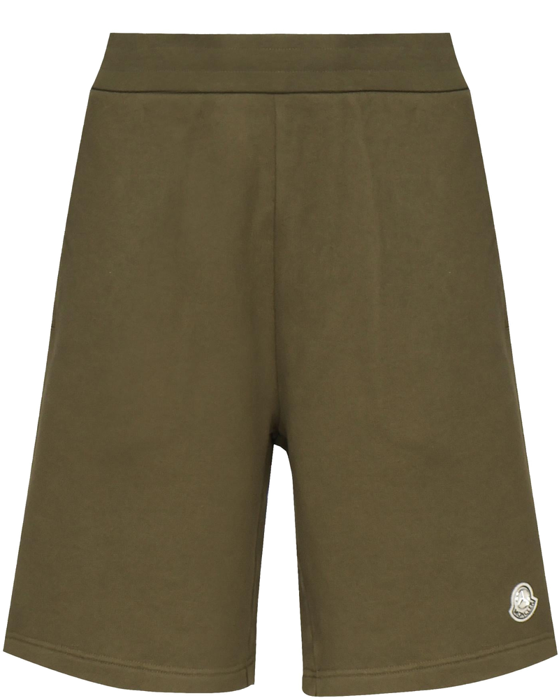 Shorts In Cotone Con Logo Moncler оригінал – Купити в Україні