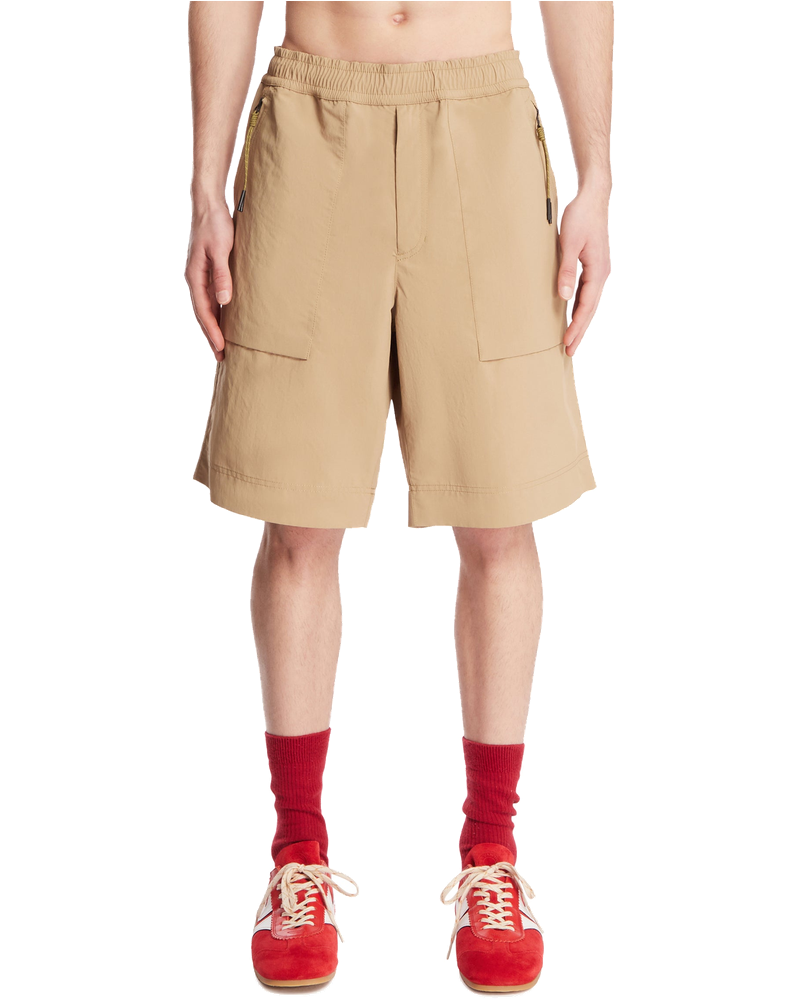 Оригінальна Beige Froisse Shorts Moncler