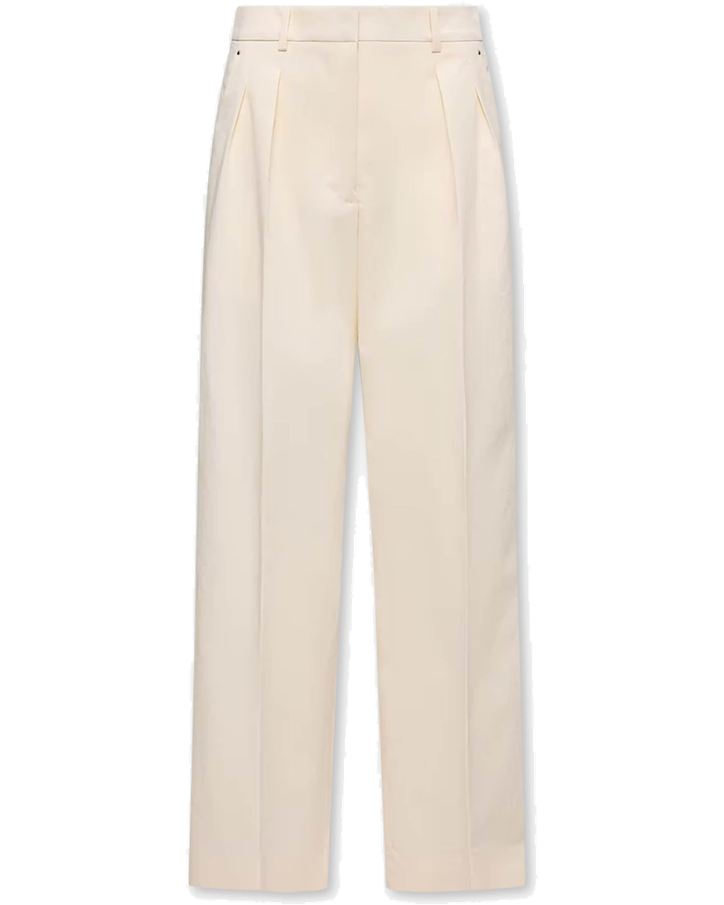 Straight Leg Trousers With Pleats Moncler – Гарантія оригінальності