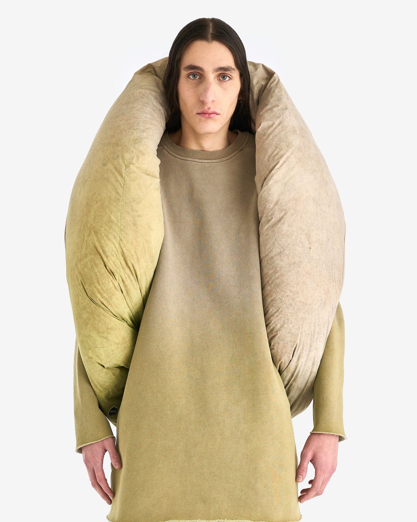 Оригінальна Moncler Donut Jacket In Acid Degrade Rick owens – боковий вид