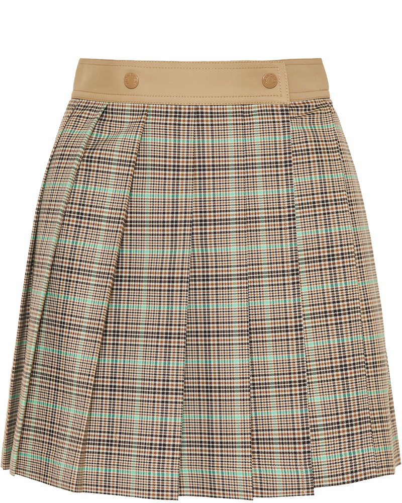 Оригінальна Checked Pleated Mini Skirt Moncler
