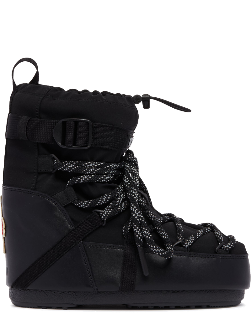 Moon Boot X Moncler Grenoble Black Icon Low Snow Boots Moncler – Гарантія оригінальності