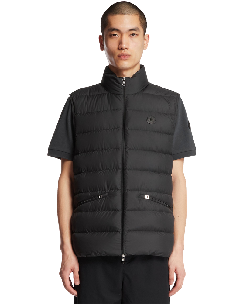 Black Lechtal Padded Gilet Moncler – Гарантія оригінальності