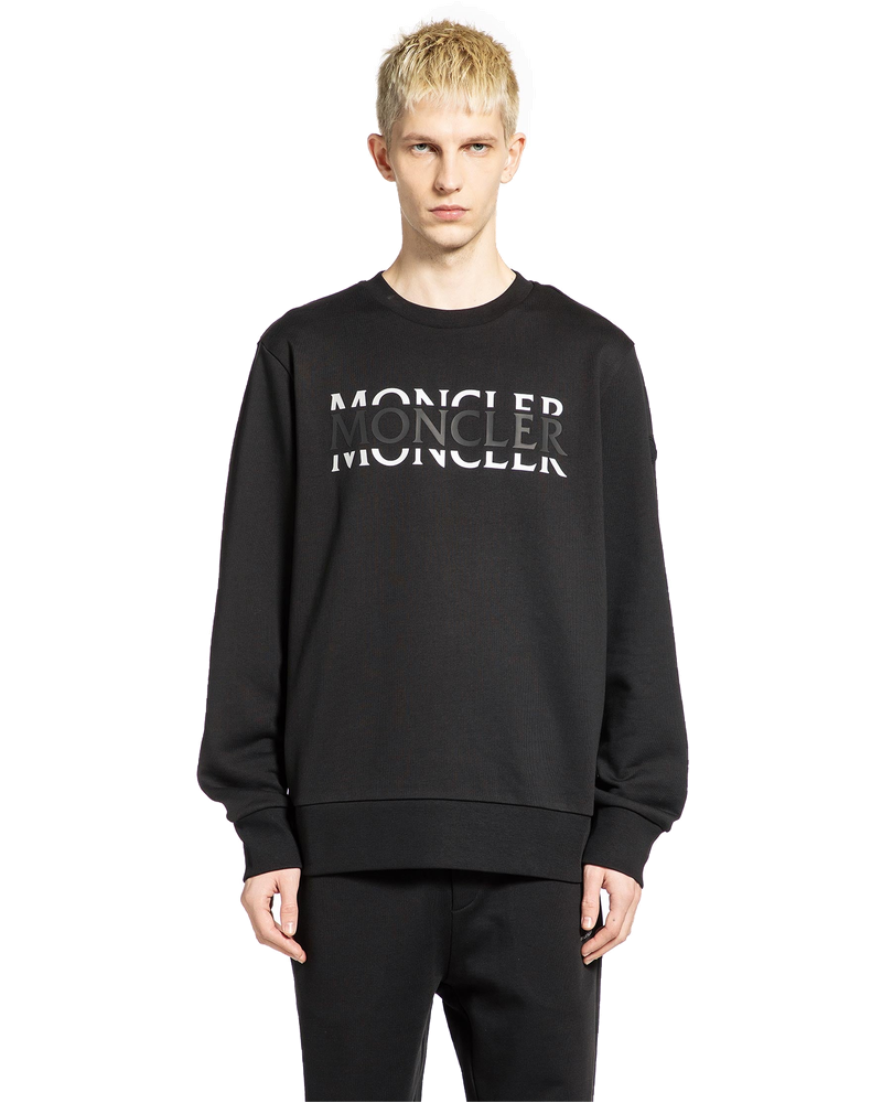 Logo Cotton Jersey Sweatshirt Moncler – Гарантія оригінальності